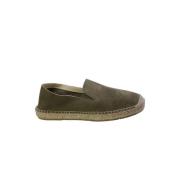 Viguera Gröna Mocka Espadrillos med Elastiska Sidor Green, Herr