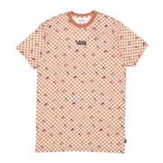 Vans Center Vee Print Tee Klänning Pink, Dam