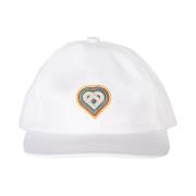 Casablanca Regnbåge Hjärta Baseball Cap White, Herr