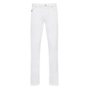 Jacob Cohën Stretch bomullsbyxor med fem fickor White, Herr