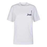 JW Anderson Baktryck T-shirt White, Dam