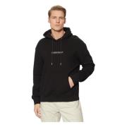 Guess Herr Hoodies Regular Fit Bomull Black, Herr