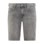 7 For All Mankind Reguljära Shorts Spin för Män Gray, Herr