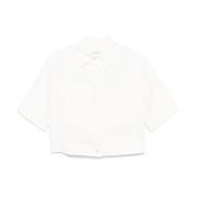 Max Mara Vit Skjorta med Knappar White, Dam