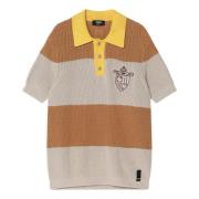 Fendi Polo Tröja Kort Ärm Multicolor, Herr