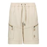 Moncler Beige Cargo Shorts Vår-Sommar 2025 Beige, Herr