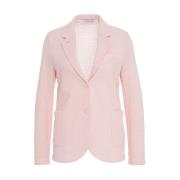 Harris Wharf London Rosa Blazer Elegant Frisé Finish Pink, Dam