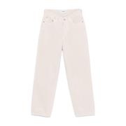 Agolde Beige Jeans för Kvinnor Stiligt Skuren Beige, Dam