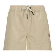 Moncler Beige Tekniska Shorts Vår-Sommar 2025 Beige, Dam