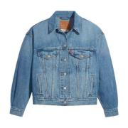 Levi's 90S Trucker - Soft As Butter Mid Blue, Dam