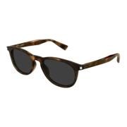 Saint Laurent Eleganta solglasögon för stilförbättring Brown, Unisex