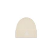 Calvin Klein Broderad Monogram Beanie Beige, Dam