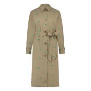 FABIENNE CHAPOT Troy Trenchcoat Long Beige, Dam