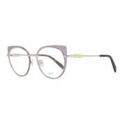 Emilio Pucci Stiliga Metall Optiska Ramar Purple, Dam