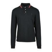 U.S. Polo Assn. Bomull Polo Tröja Black, Herr