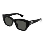 Gucci Stiliga solglasögon Gg1844Sa Black, Unisex