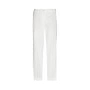 Marie Méro Vita Poplin Bomull Stretchbyxor White, Dam