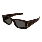 Saint Laurent Snygg Svart Läder Axelväska Brown, Unisex