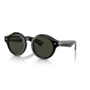 Oliver Peoples Trendig Solglasögonkollektion Black, Unisex