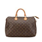 Louis Vuitton Vintage Pre-owned Canvas resvskor Brown, Dam