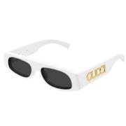 Gucci Stiliga solglasögon Gg1771S White, Unisex