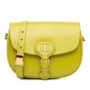 Dior Vintage Pre-owned Laeder crossbodyvskor Yellow, Dam