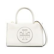 Tory Burch Mini Ella Bio Toteväska White, Dam