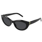 Saint Laurent Eleganta solglasögon för din stil Black, Unisex