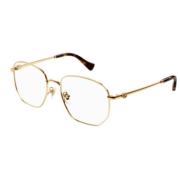 Gucci Stiliga Glasögon för Modeentusiaster Yellow, Unisex