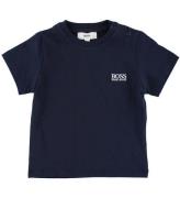 BOSS T-shirt - MarinblÃ¥ m. Logo