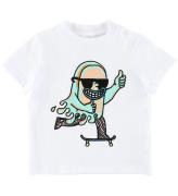 Stella McCartney Kids T-shirt - Vit m. Glasspinne