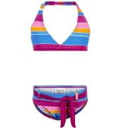 Color Kids Bikini - Tippe - UV40+ - Berry m. RÃ¤nder