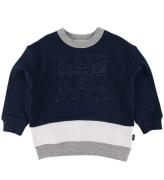 Little Marc Jacobs Sweatshirt - MarinblÃ¥ m. Text