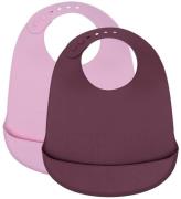 We Might Be Tiny Haklappar - Silikon - 2-pack - Plum/Lilac