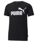Puma T-shirt - Ess Logo - Svart m. Tryck