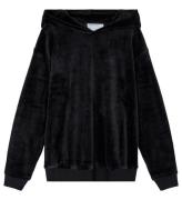 Designers Remix Hoodie - Velour - Frances - Svart