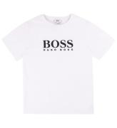 BOSS T-shirt - Vit m. Logo