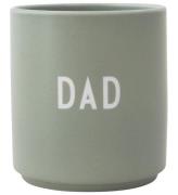Design Letters Mugg - Favourite Cups - Love Dad - DammgrÃ¶n