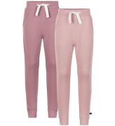 Minymo Sweatpants - 2-pack - Mesa Rose