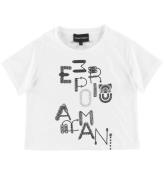 Emporio Armani T-shirt - Vit m. Broderi