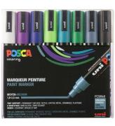 Posca Tuschpennor - PC-5M - 8 st. - Kall FÃ¤rger