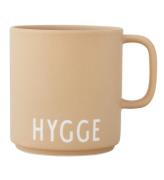 Design Letters Mugg - Mysig - Favorit - Beige