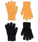 CeLaVi Handskar - Ull/Nylon - 2-pack - Mineral Yellow/Svart