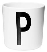 Design Letters Mugg - Vit m. P