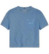 Tommy Hilfiger T-shirt - Pocket - Blue Crush
