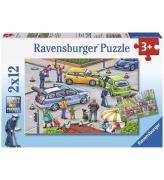 Ravensburger Pussel - 2x12 Delar - Blue Lights On The Way