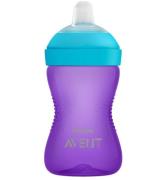 Philips Avent Mugg m. Drickpip - 300 ml - Lila/BlÃ¥