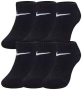 Nike Strumpor - Basic LÃ¥g - 6-pack - Svart