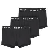 Name It Boxershorts - Noos - NkmBoxer - 3-pack - Svart