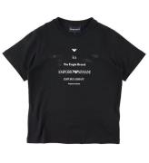 Emporio Armani T-shirt - Svart med. Text